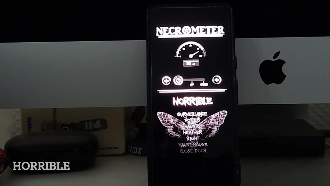 Necrometer app experiment YouTube Necrometer app experiment YouTube