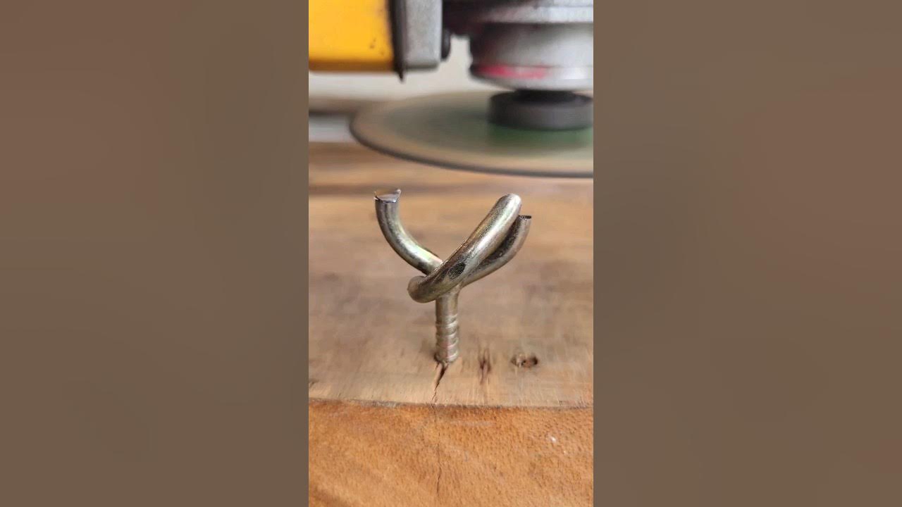 How to unscrew the nut for an angle grinder tools YouTube