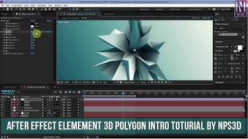 After effect element 3d polygon toturial by nps3d