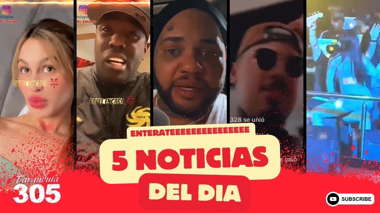 5 NOTICIAS DEL DIA CHOCOLATE ARREMETE CONTRA EL TAIGER ,MAWEL SE LAS