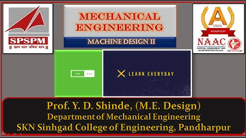 4.1_ Optimum Design_ Part I_Machine Design II