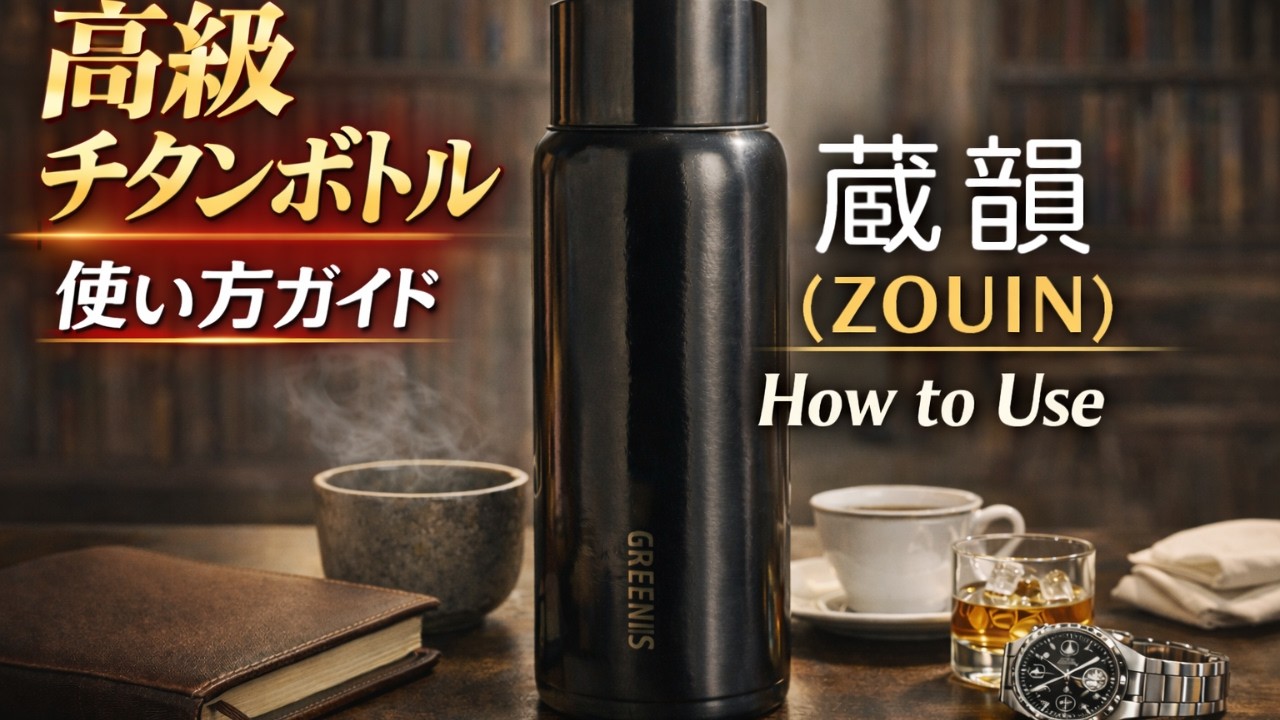 GREENIS ブラック　チタン 水筒 ボトル 専用箱付き Project – Puente International