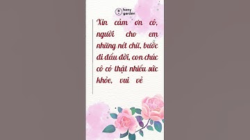 Gợi ý một số lời chúc 20/11 cho cô giáo ngắn gọn, ý nghĩa #loichuc2011chocogiao #fyp #henygarden