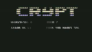 Crypt Intro 8 ! Commodore 64 (C64)
