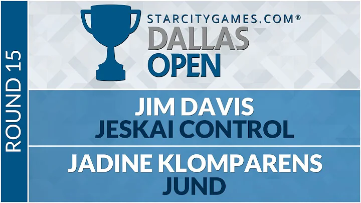SCGDFW - Round 15 - Jim Davis vs Jadine Klomparens...