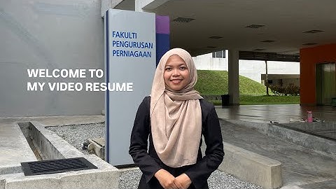 MGT269 | VIDEO RESUME