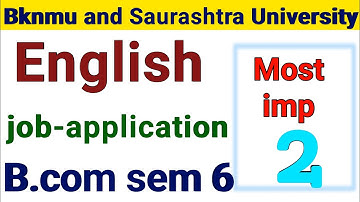 b com sem 6 l colleges l english l Gujarati medium l BKNMU l Saurashtra University