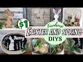 $1 AND UNDER BEAUTIFUL EASTER & SPRING DIYS/NEW DOLLAR TREE EASTER DIYS/FARMHOUSE DIY/HIGH END DIYS