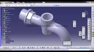 Catia V5 Tutorials|How to Create Tap Body P1|2d to 3d Project Study Profile