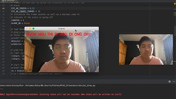 Mì AI - Demo nhận diện và cảnh báo buồn ngủ khi lái xe