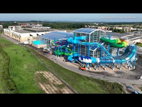 New waterpark with retractable roof to open next month in Wisconsin Dells