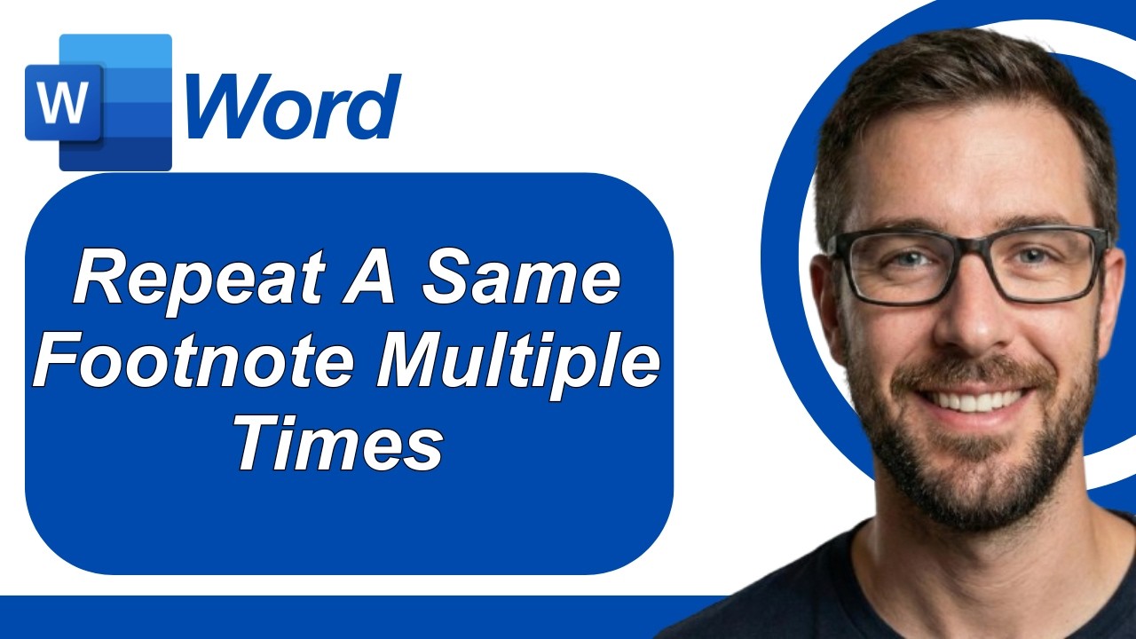 How To Repeat A Same Footnote Multiple Times In Microsoft Word [2026 ...