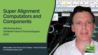 #12dModel 15 Super Alignments & Computations | Smarter Parametric Road Design #TechForum