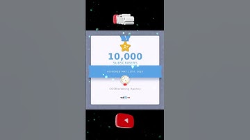 We already hit 10,000 subs on YouTube! 🎥 🥳