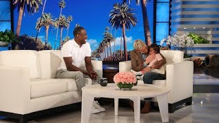 Ellen Meets Viral NYC Firefighter and His Baby Daughter