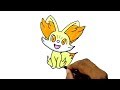 How to Draw a Fennekin from Pokémon