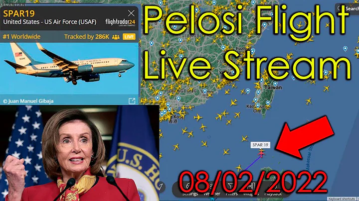 Nancy Pelosi Flight to Taiwan Live Stream With an ...