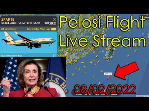 Nancy Pelosi Flight to Taiwan Live Stream With an Airline Pilot
