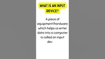 What is input device(Define input device) #computer #shorts
