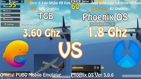 Tencent Gaming Buddy Vs Phoenix OS PUBG Mobile Comparison Which One Win