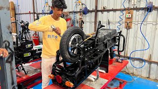 Transporter Electrical bike Assembling by CAP. Electric Bike Manufacturing India.