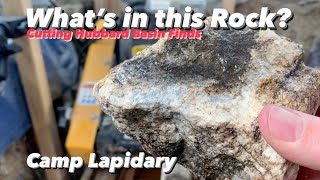 What's in this Rock? Cutting Hubbard Basin, Nevada Finds.