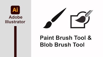 Adobe Illustrator Bangla Tutorial || Paint Brush Tool & Blob Brush Tool