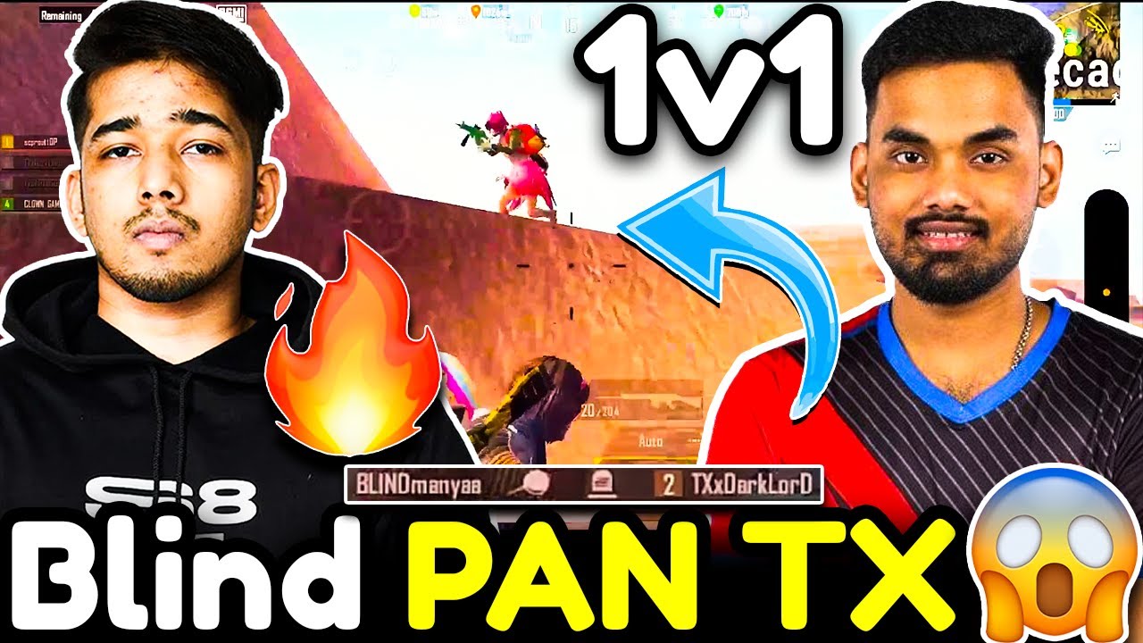 Scout Vs Blind Manya Pure 1v1🔥 | Manya PAN TX😱 - YouTube