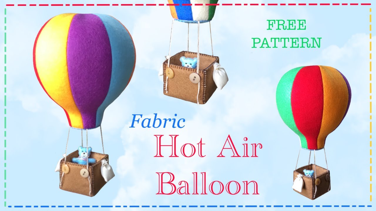 Hot Air Balloon Sewing Pattern - KUTRYI