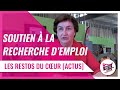 Soutien  la recherche demploi  laide concrte des restos