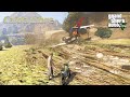 GTA 5 Enhanced – Caida Libre Mission | Michael Snipes Jet &amp; Trevor Chase | No Commentary