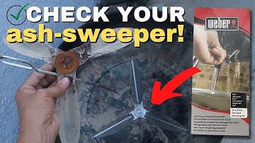 Weber Ash Sweeper Install | 7444 One-Touch Cleaning System Kit Repair #WeberRepair