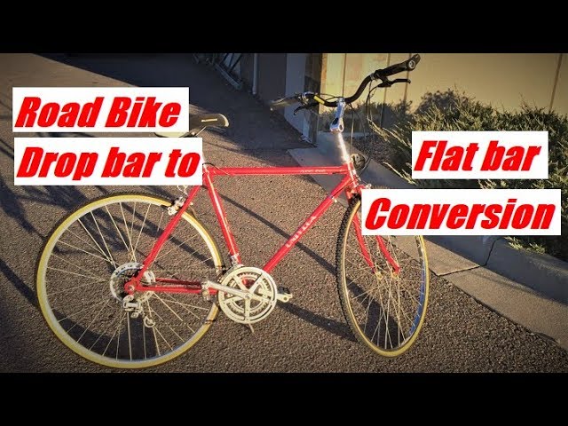 converting road bike to flat bar