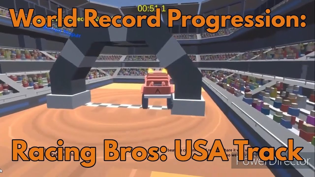 World Record Progression Racing Bro's USA Track YouTube