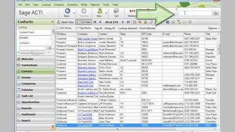 How to Use ACT Universal Search - Find Important Business Data -betteractnow training