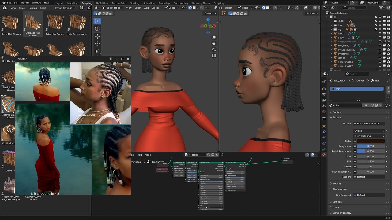 Texturing A 3D Character From Scratch With Blender - YouTube