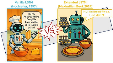 LSTM vs xLSTM – Easily Explained with a Pizza Robot