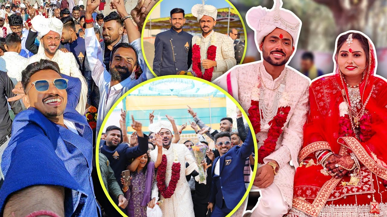સમૂહ લગ્નમાં Himansu પણ પરણી ગયો 😍💍|| એકજ મંડપમાં 42 લગ્ન 😲