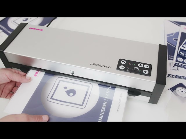 RENZ - LAMIGATOR IQ - A3 Laminating system class=