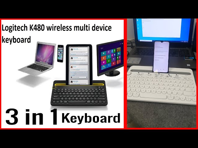 logitech K480 wireless multi device keyboard || Logitech k480 Unboxing and Review