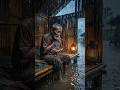 Grandpa’s Floating Bamboo Home Finally Complete After Massive Flood 🌧️🏠 #survival  #shorts