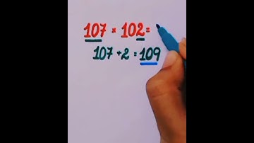 mutiplication trick under 101-109 #ytshort#creative#ytshortvideo#mathshorts#satisfying#math#easy
