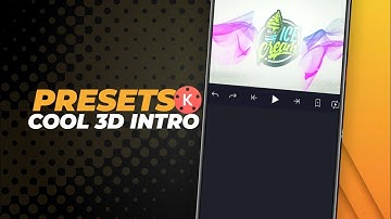 COOL 3D INTRO - INTRO KINEMASTER TEMPLATE - [KINE FILE]