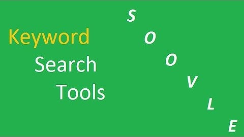 Keyword Research Tools Don