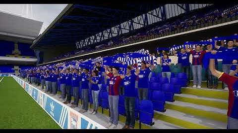 UE4 Stadium WIP - Ipswich Town FC (Portman Road) - Including crowd