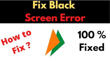 Fix Bhim App Black Screen Error Problem Solved in Android & Ios - Bhim App screen issue solved