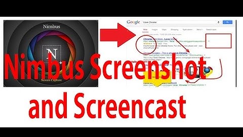 How capture screen and take a screenshot by Nimbus Screenshot and Screen cast extension|HD tutorial.