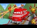 Поезд Трой и Разбивающий камни в Автомобильный Город |Мультфильм для детей