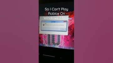 WHY ROBLOX 🙁 #error #roblox #fyp #windows7