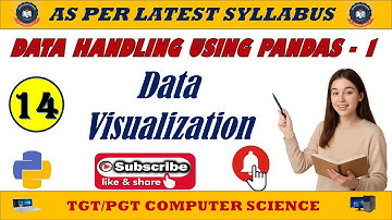 14 - Data Handling Using Pandas - I || Data Visualization Basic Concepts Explained in detail